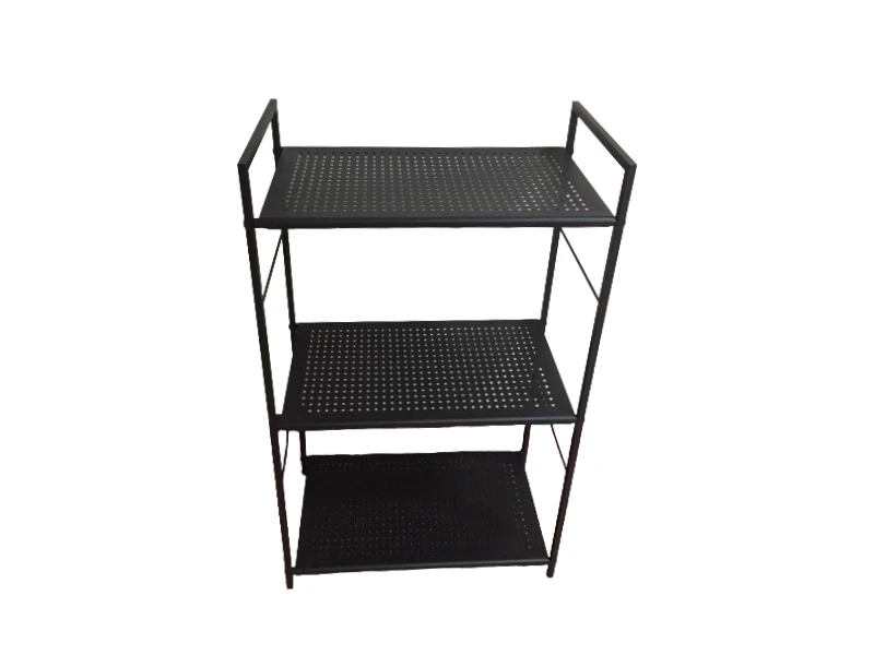 Square pipe 3 tier iron board storage rack