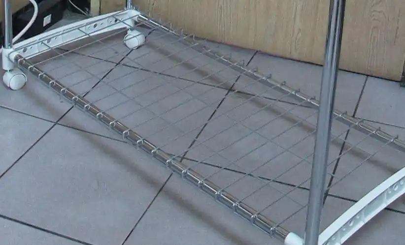 Single Tier Double Bar Clothes Rack